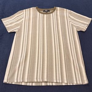 Forever 21 Green striped Tee